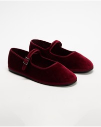 Dazie - Rei Velvet Ballet Flats