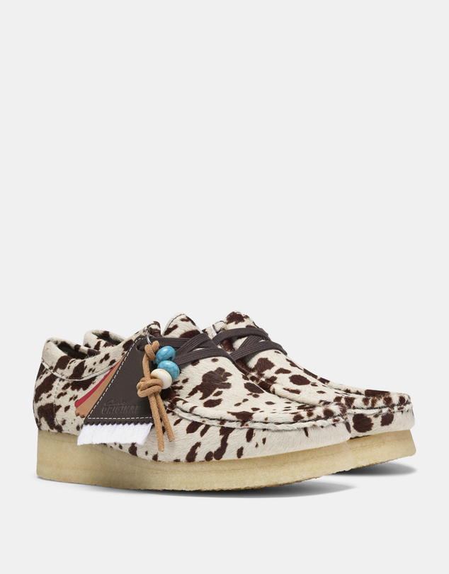Clarks Originals - Wallabee (W) Brown Cow Print