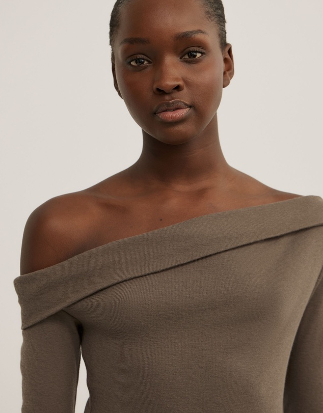 Witchery - Asymmetric Long Sleeve Top