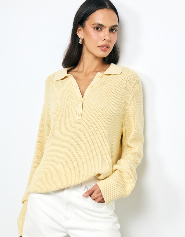 AERE - Lume Organic Cotton Knit Jumper