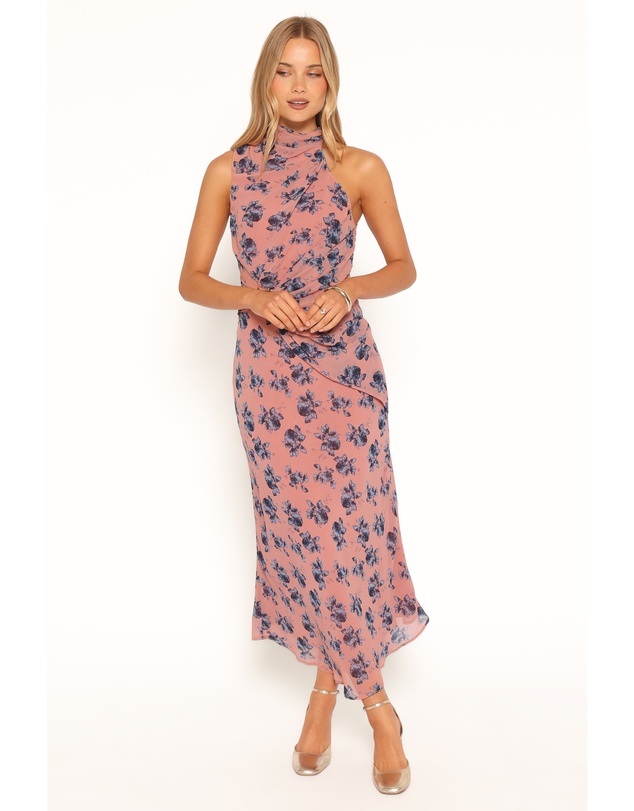 Petal & Pup - Isabeau Midi Dress - Pink Floral