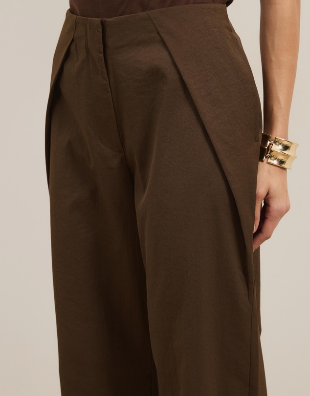 Atmos&Here - Olivia Pleated Wide Leg Tailored Pants