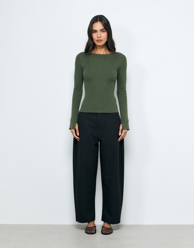 AERE - Brody Tailored Barrel Leg Pants
