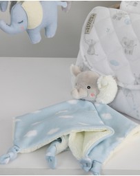 Living Textiles - Security Blanket - Elephant Playtime