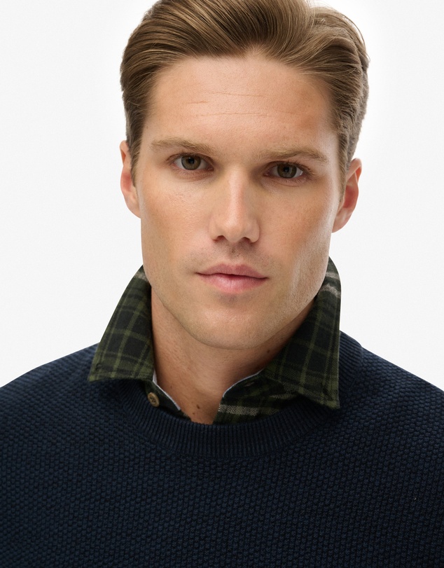 Superdry - Light Weight Cotton Texture Jumper