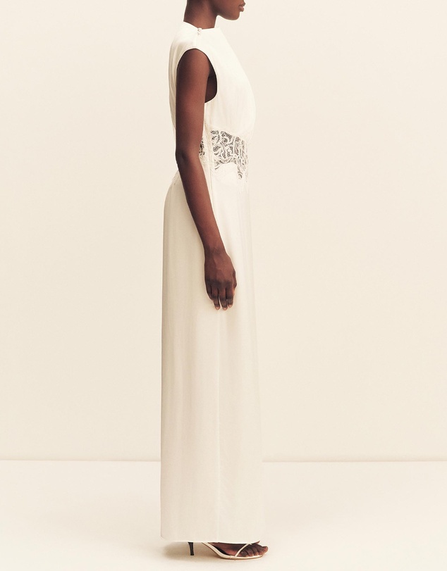 Shona Joy - Eniko Lace Gathered Maxi Dress