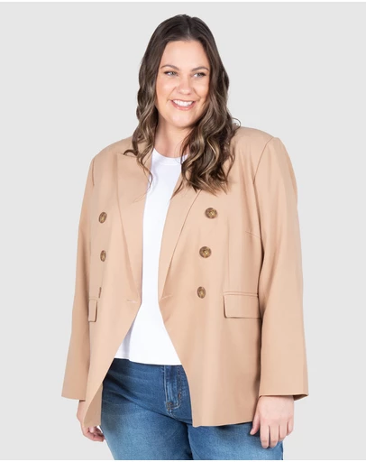 Love Your Wardrobe - Charlie Double Breasted Blazer