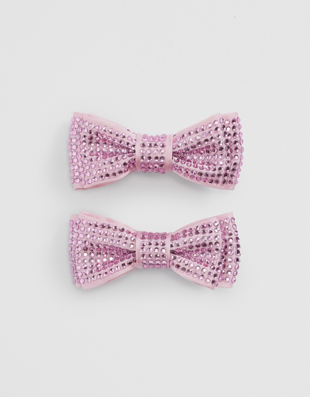 Country Road - Crystal Bow Clips Pack Of 2