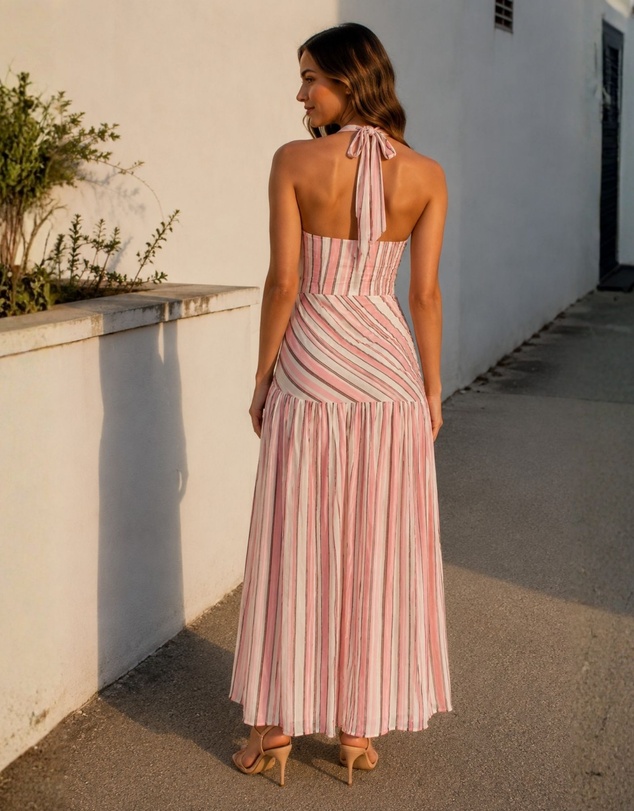 Esther & Co - Katara Dress - Blush Cascade