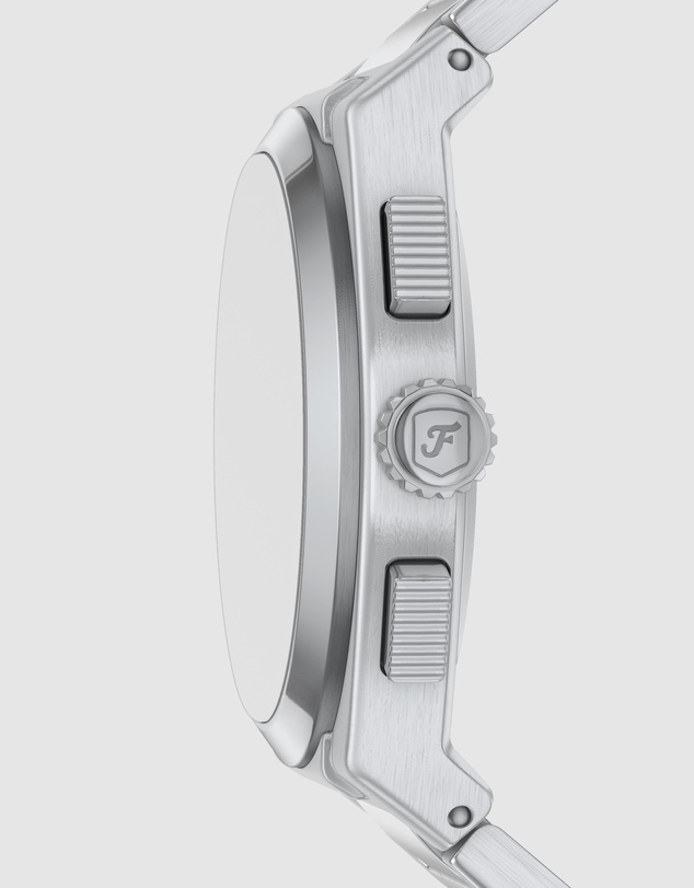 Fossil - Everett Silver Tone Chronograph Watch