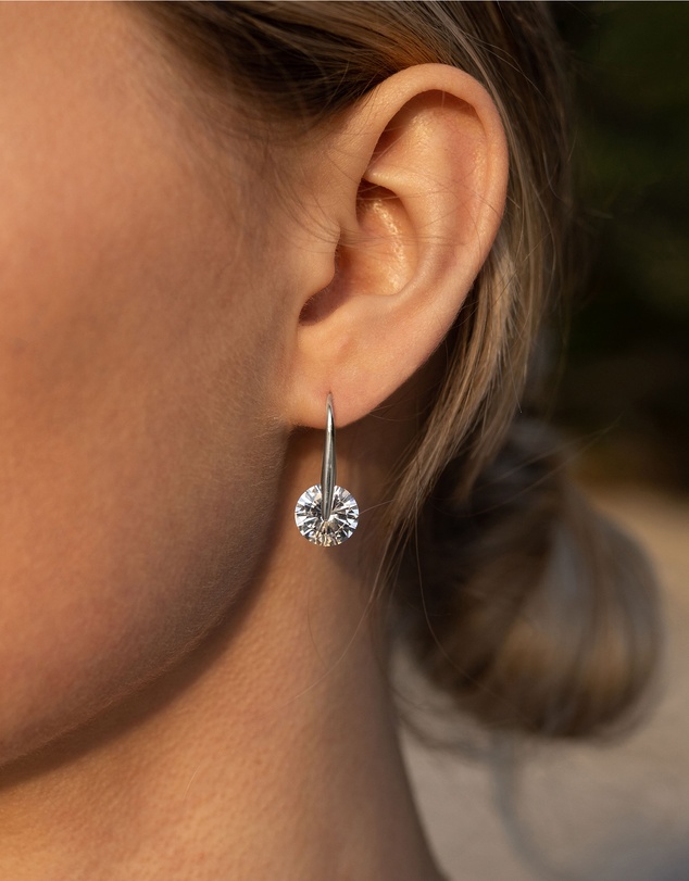 Mestige - Eclipse Earrings - Silver Plated