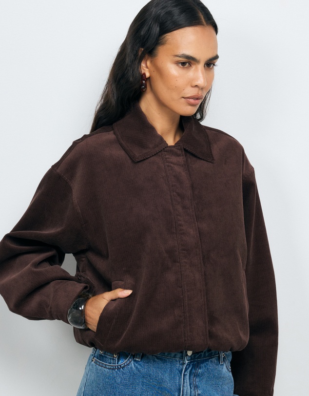 AERE - Nara Corduroy Bomber Jacket