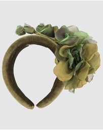 Max Alexander - Velvet Flower Fascinator Headband