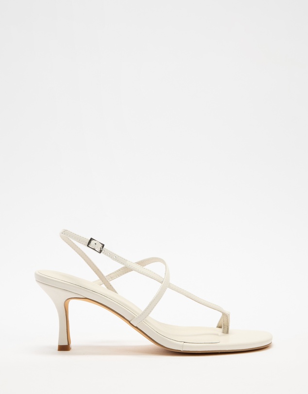 AERE - Alina Leather Strap Heels