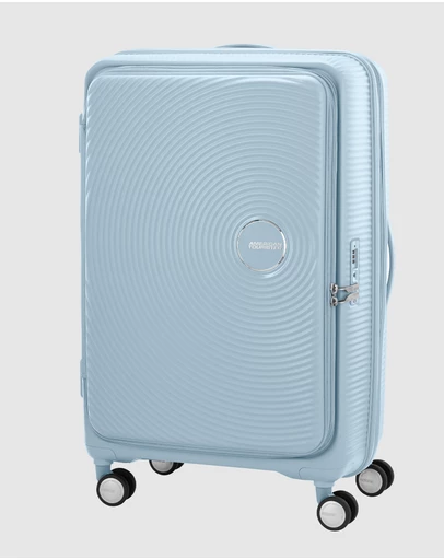 American Tourister - Curio Book Opening Large Suitcase Expandable (75cm)