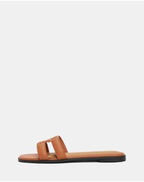 Tommy Hilfiger - Logo Strap Mules - Women's