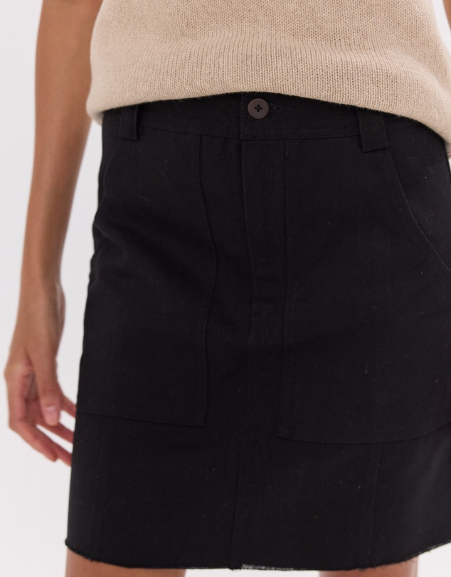 Cloth & Co. - The Short Element Skirt | Black