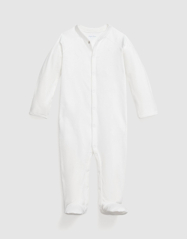 Polo Ralph Lauren - Striped-Trim Coveralls - Babies