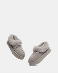 EVERAU - EverAU Ugg Gabri Cow Suede Upper House Shoes