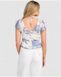 GUESS - Eco Melanie Chiffon Top