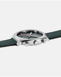 Mondaine - Mondaine Official Swiss Railways Grand Cushion 41mm Forest Green Watch Set