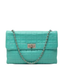 Pre-Loved by Azura Reborn - Pre-Loved Chocolate Bar Lambskin Reissue 2.55 Chain Handbag