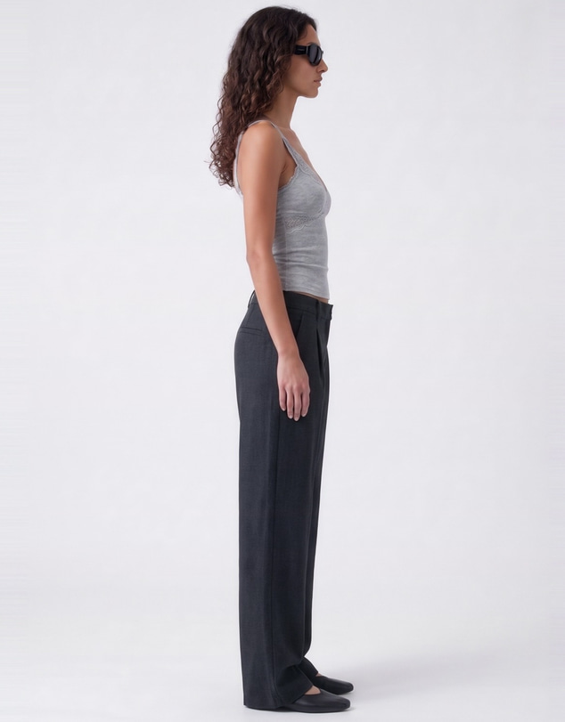 Style Addict - Leyla Lace Cami - Grey Marle