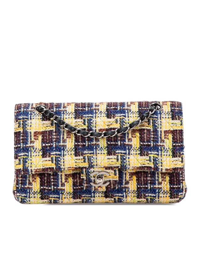 Pre-Loved by Azura Reborn - Pre-Loved chanel Classic Flap Tweed Chain Bag