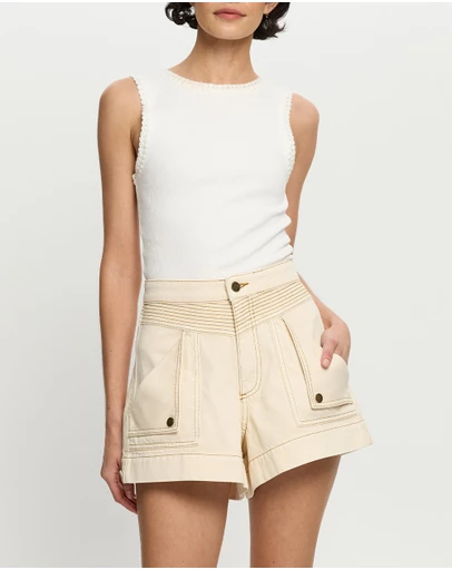 KIVARI - Celene Denim Shorts