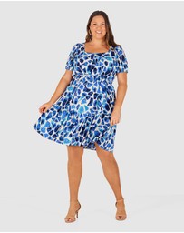 Love Your Wardrobe - Mae Square Neck Dress