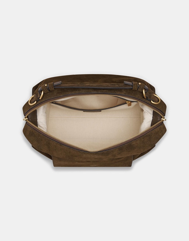 Oroton - Mica Large Bowler Suede