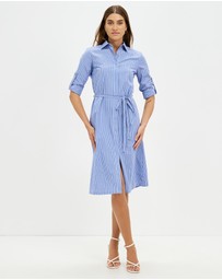 Farage - Olvia Double Stripe Shirt Dress