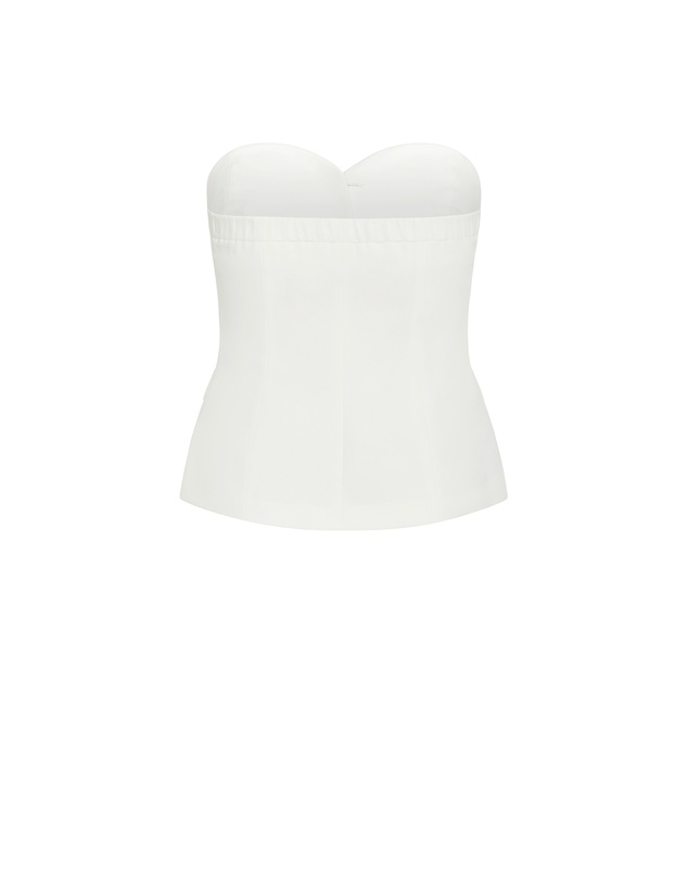 City Chic - Plus size Cora Corset - ivory