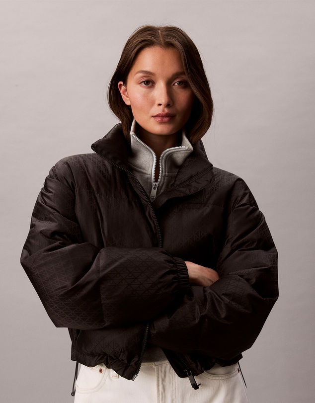 Calvin Klein - Allover Emblem Logo Puffer Jacket