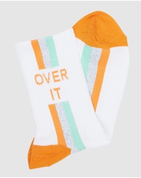 High Heel Jungle - Over It Statement Socks
