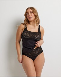 Kayser - 2 Pack Daily Essentials Cotton & Floral Lace Full Brief (465 )