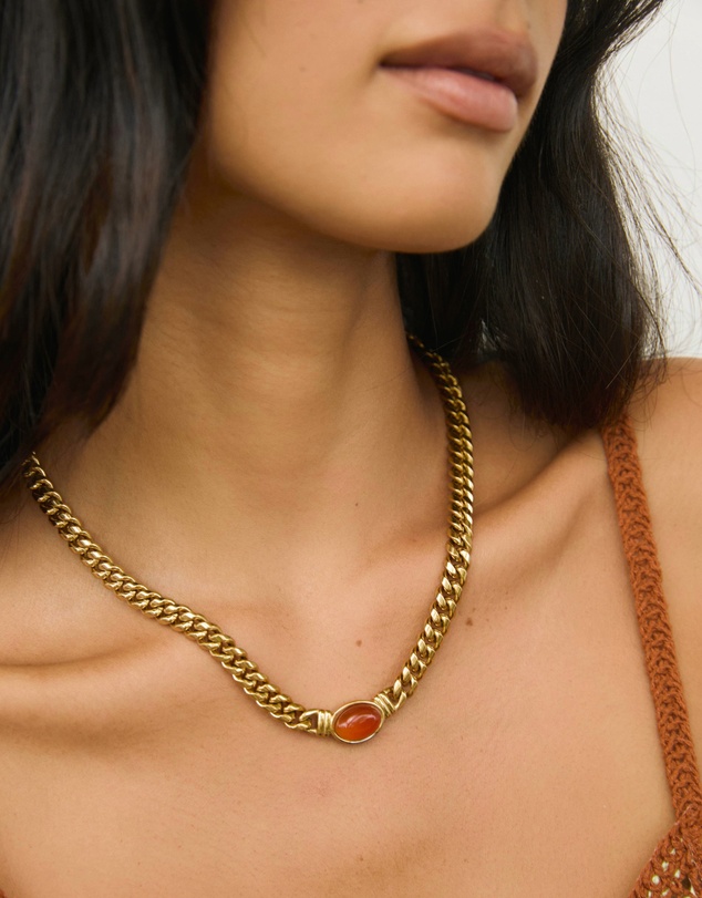 Arms Of Eve - Odette Necklace - Red Agate