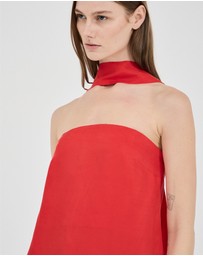 FRIEND of AUDREY - The Cupro Mini Dress