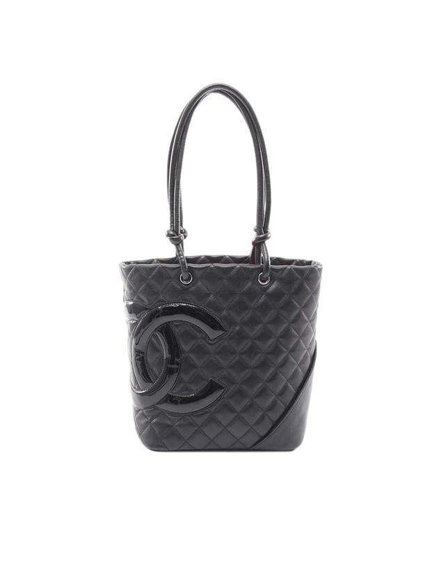 Pre-Loved by Azura Reborn - Pre-Loved Medium Lambskin Cambon Ligne Tote