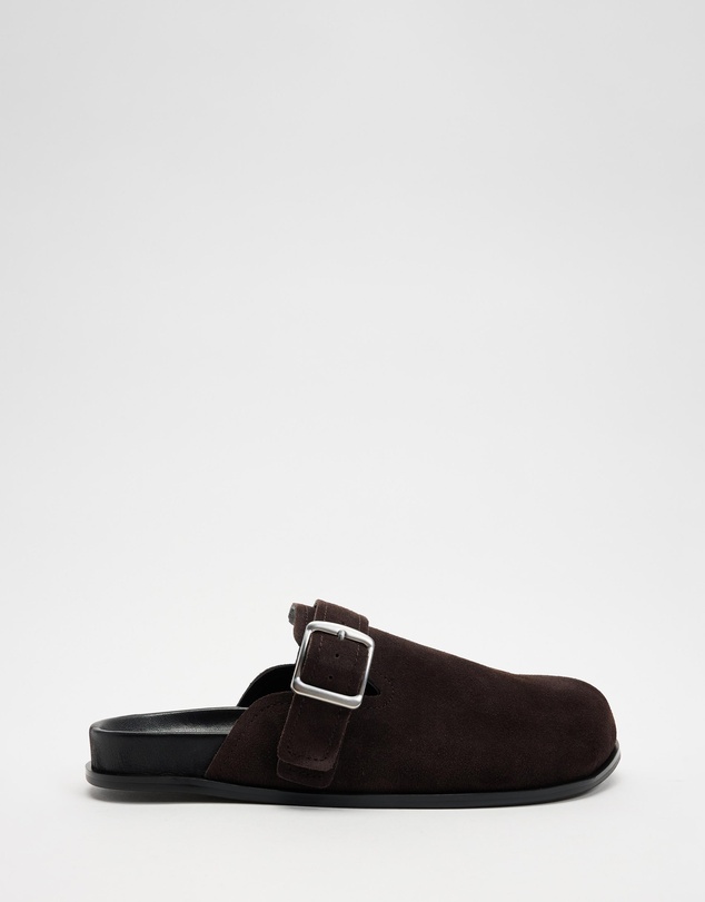 Assembly Label - Farrow Suede Buckle Slides
