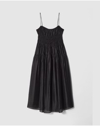 & Other Stories - Ruched Midi Dress