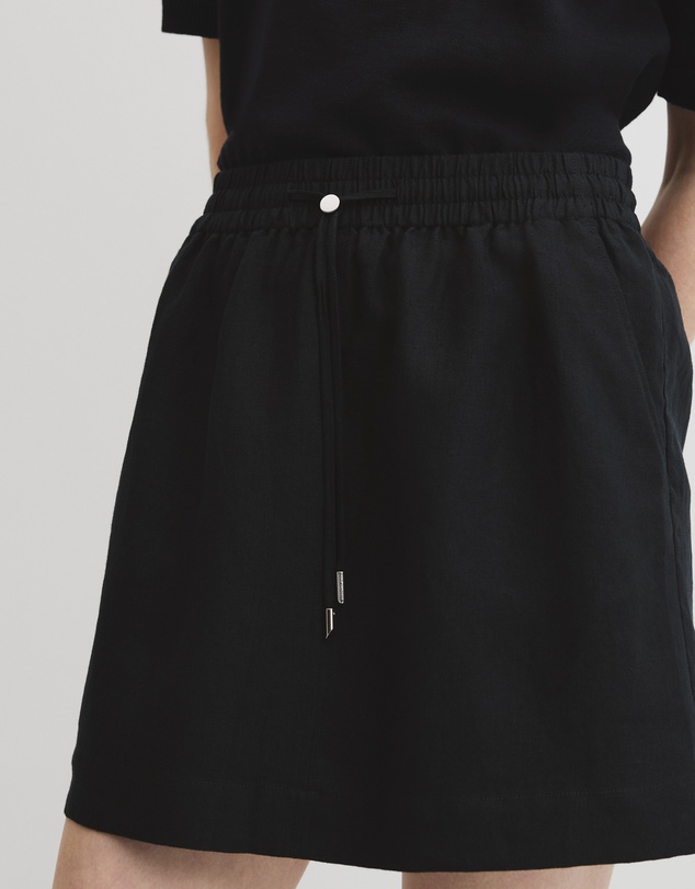 Country Road - Pull On Linen Skirt