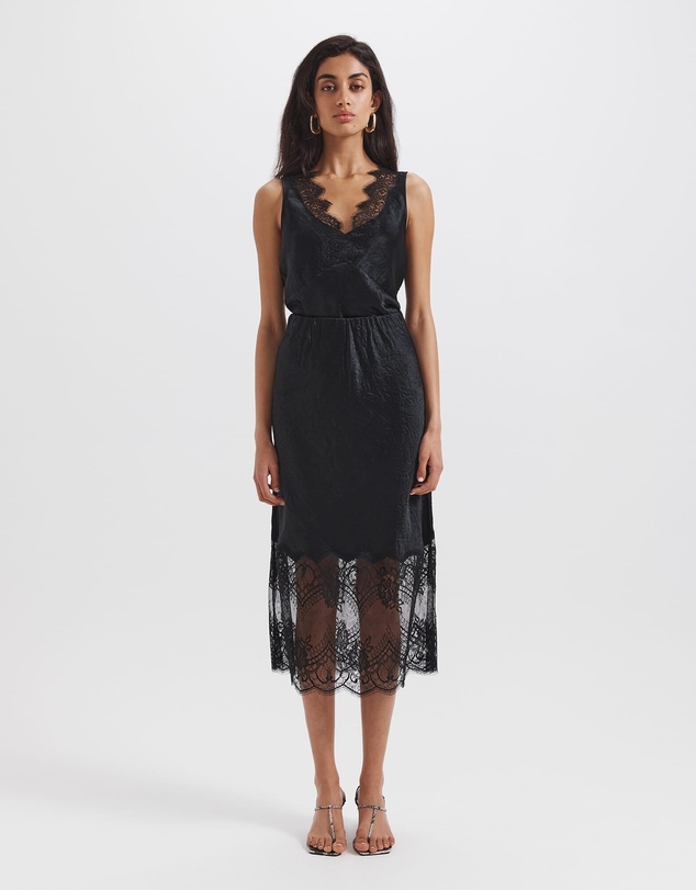 SABA - Ivana Lace Midi Skirt