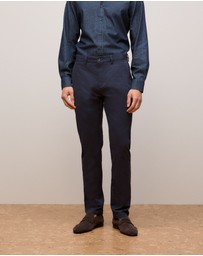 Trenery - Regular Fit Chino Pant in Navy