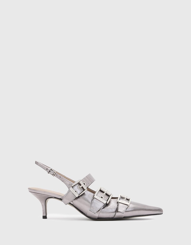 AllSaints - Grace Buckle Heels - Women's