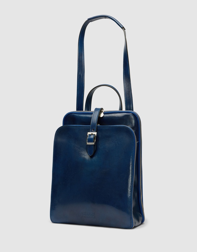 Florence - The Emma Blue 3-in-1 Convertible Backpack