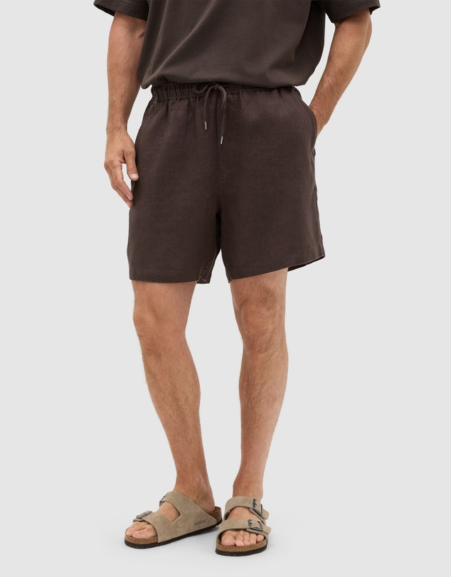 Seed Heritage - Pull On Linen Short