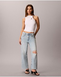 Calvin Klein Jeans - Relaxed Crop Jeans