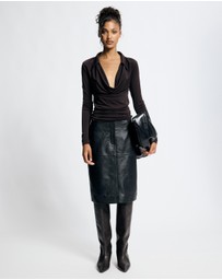 Lover - Bianca Plunge Top