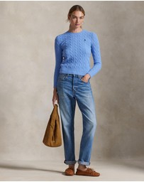 Polo Ralph Lauren - Cable Wool-Cashmere Crewneck Sweater - ICONIC EXCLUSIVE
